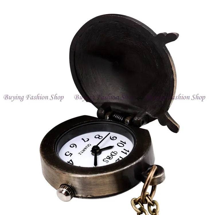 

Antique Bronze Quartz Pocket Watch Owl Carve Steampunk Pendant Necklace Men Lady Gifts Watches Long Chain Unisex Watches Hot