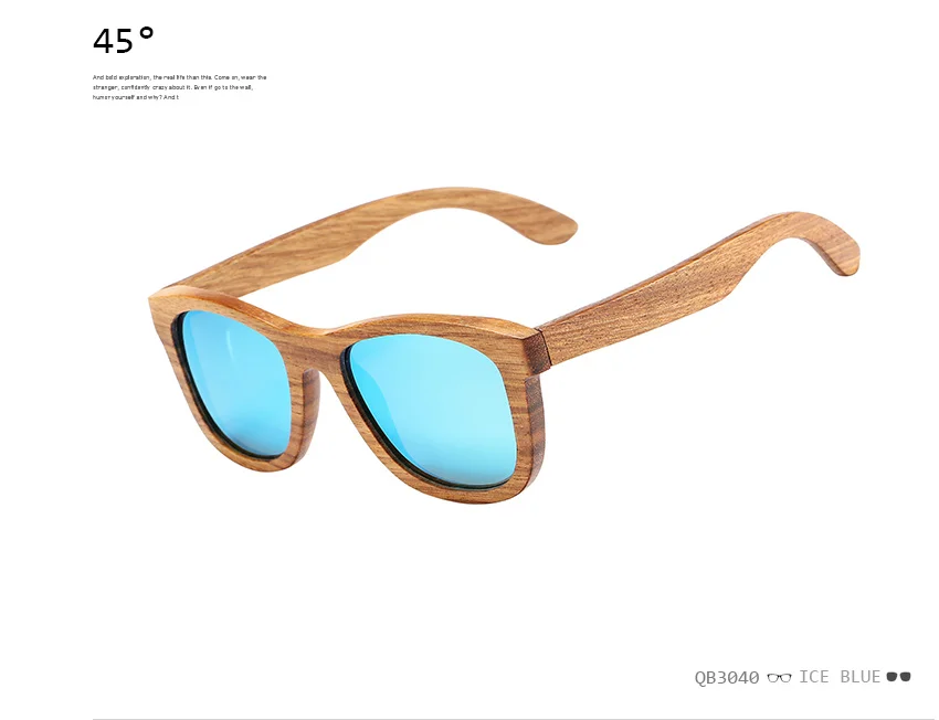 AN SWALLOW Retro Polarized Zebra Wood Sunglasses UV400  Luxury Brand Design Sunglasses Men Handmade Wooden Sun Glasses Women big sunglasses for women