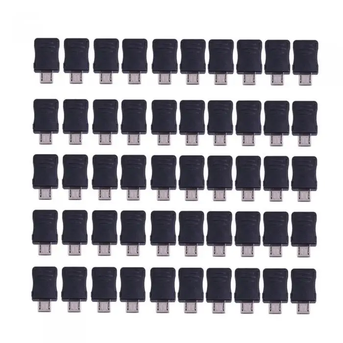 50 шт./компл. Micro USB 5 Pin T Порты и разъёмы со штекерной розеткой, разъем Пластик крышка DIY JA55