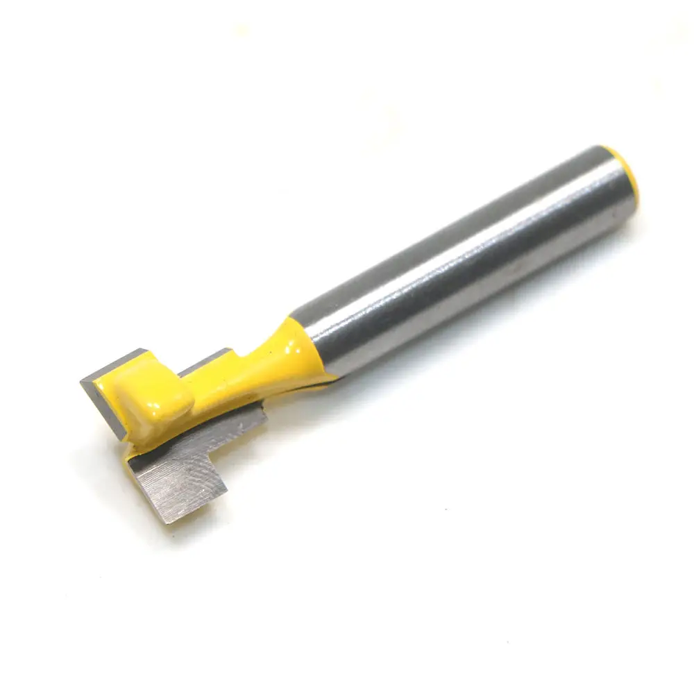 1/2'' T Slot Cutter 1/4'' Shank Steel Handle Milling Woodworking Router