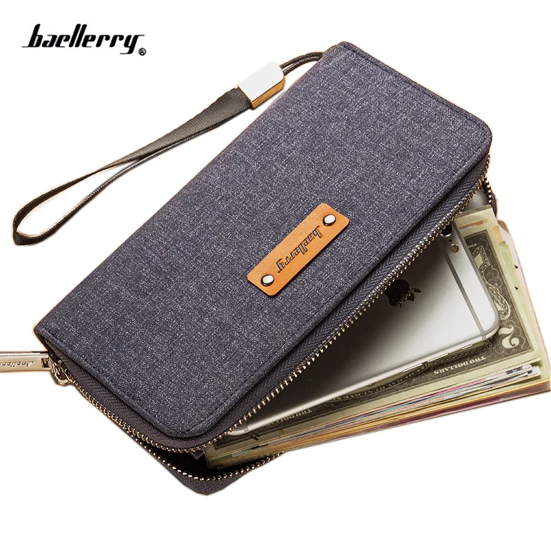Buy Baellerry Wallet High Capacity Canvas Men Wallets Clutch Coin Purse Wrist