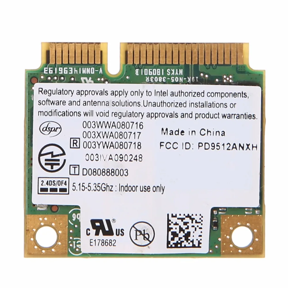 Беспроводная Wi Fi карта C26 для Intel 512ANX HMW WiMax/WiFi Link 5150 Half Mini PCI E|Сетевые карты| |