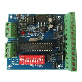 

RGBW 8 Channel DMX Controller 2 Group RGBW 8CH Decoder for LED Strip Light