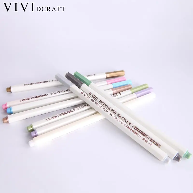 Vividcraft канцелярские принадлежности 1 шт/10 шт цветные конфеты маркеры альбом dauber