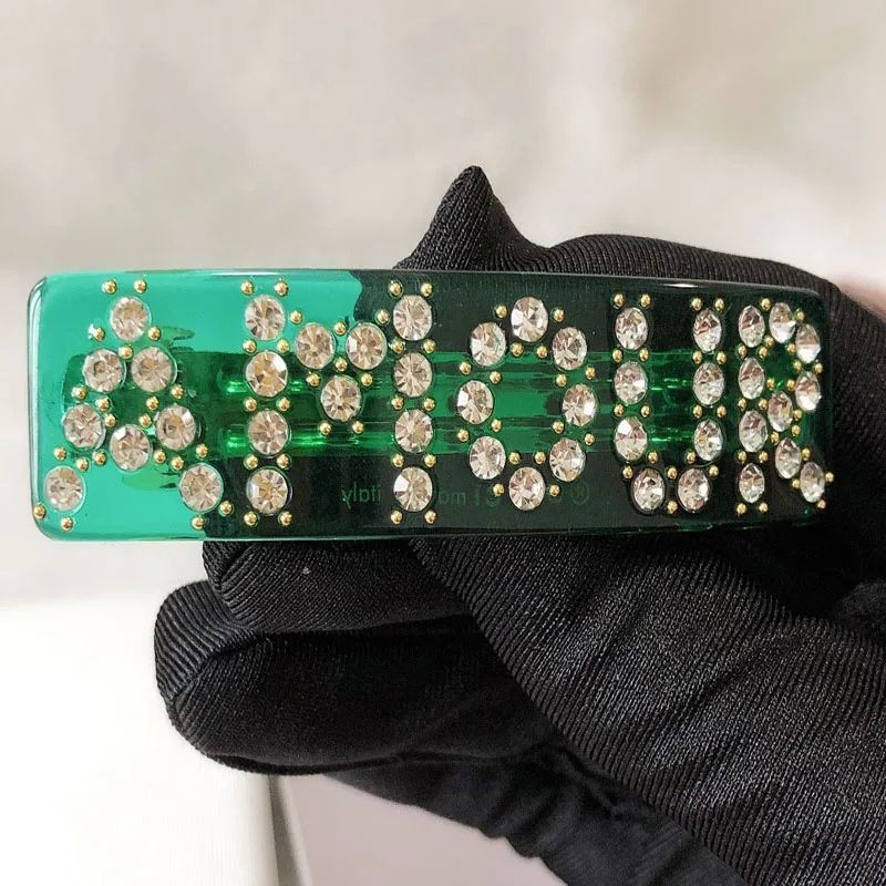 Cena Litera z żywicy spinka do włosów czarna siatka czerwona gwiazda te Same spinki do włosów biżuteria kobiety pełne spinki do włosów mosiężne żywiczne klipsy boczne