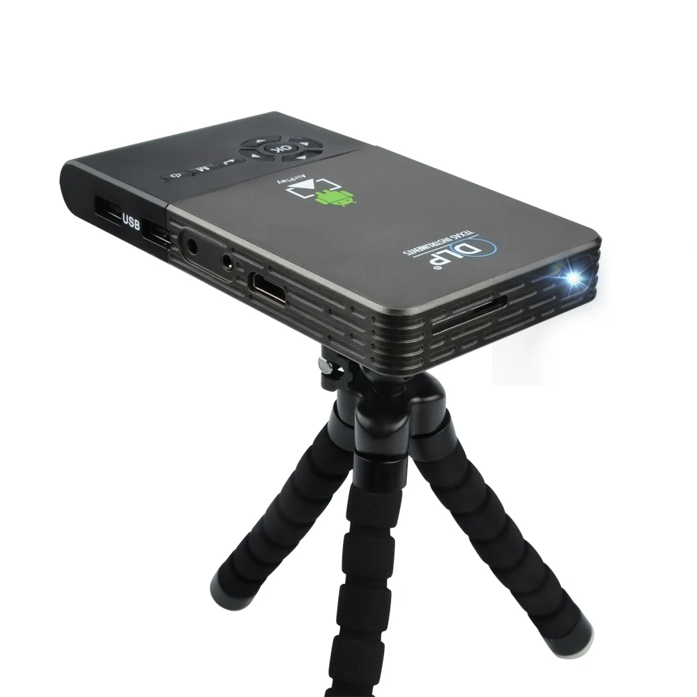 Mini Projector Wifi font b Smart b font DLP Projector Full HD Proyector GM60 Bluetooth Projector