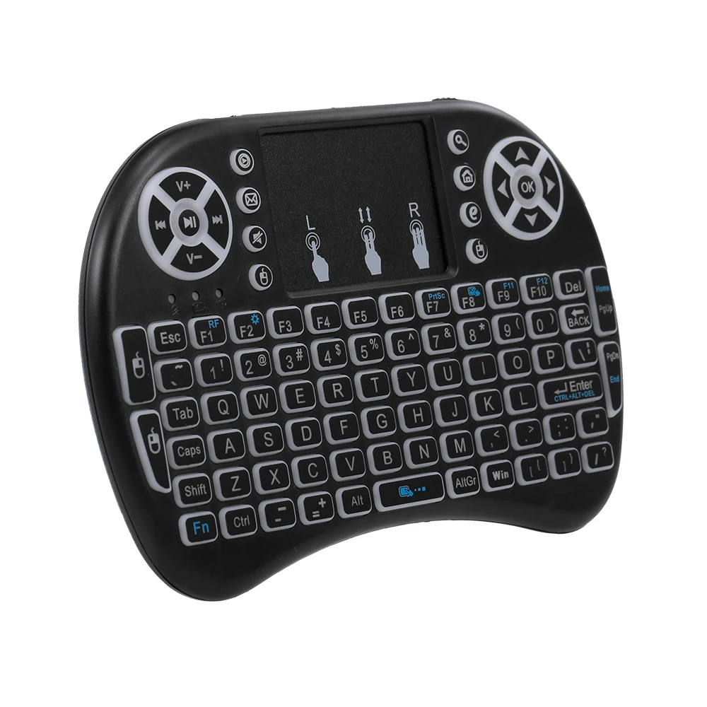 

Air Mouse Keyboard 2.4G Wireless RF Remote Control Backlit Multimedia Remote Touchpad Rechargeable Combos Handheld Keyboard
