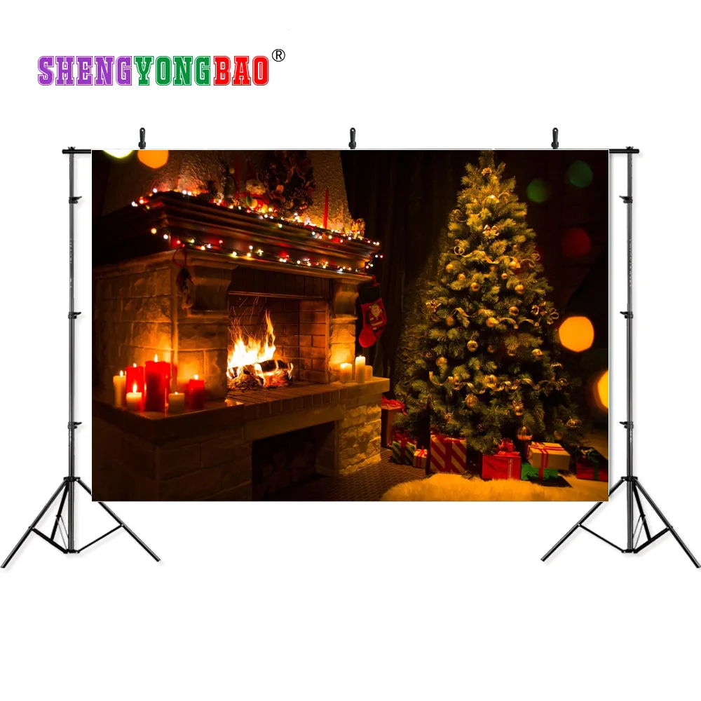 

SHENGYONGBAO Vinyl Custom Christmas theme Photography Backdrops Prop Photo Studio Background YHSHD-07