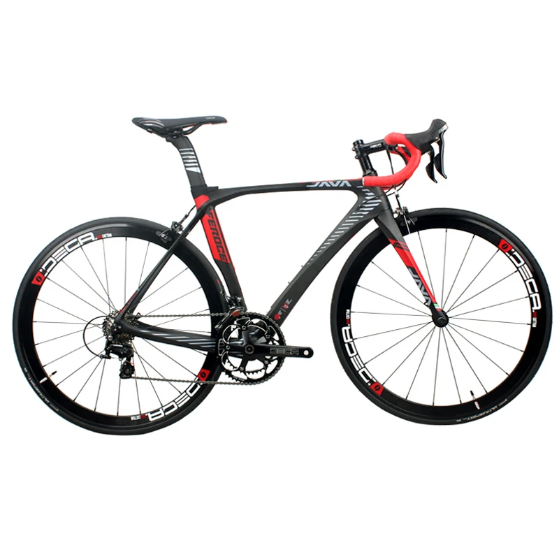 

2017 JAVA 22 Speed Carbon Road Bike Bicycle Ultralight 700C Carbon Fiber Road Bike for 105 5800 Transmission