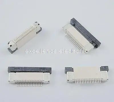 

50Pcs FPC FFC 0.5mm Pitch 16Pin Drawer Type Ribbon Flat Connector Bottom Contact