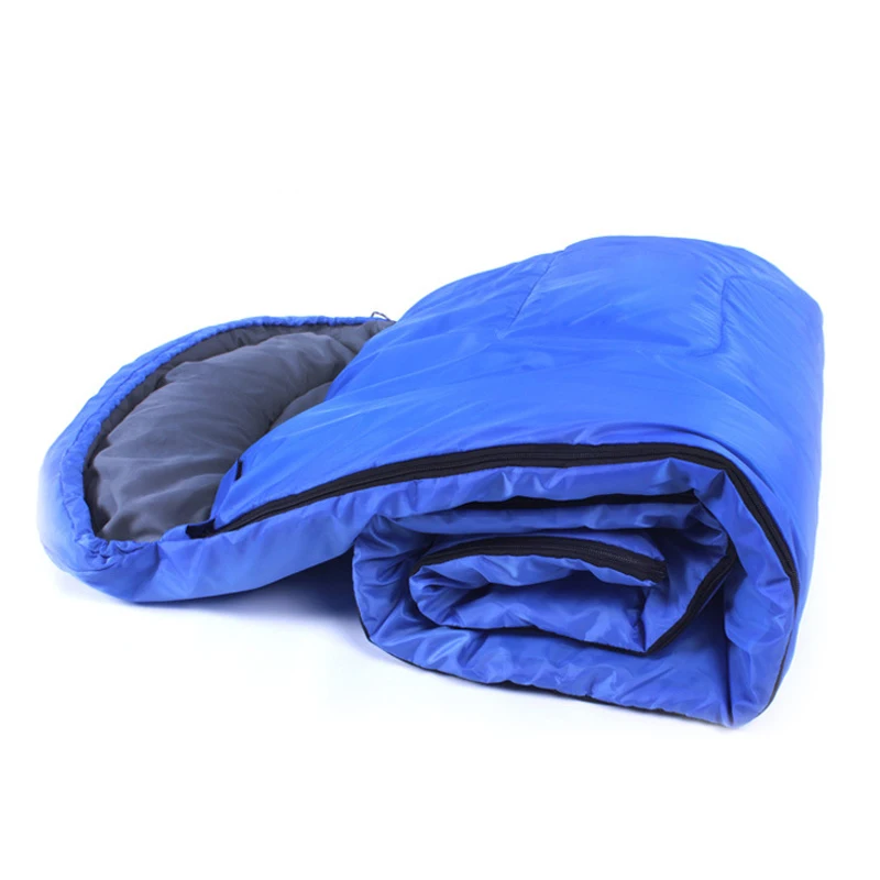 Стильный сверхлегкий водонепроницаемый спальный мешок унисекс для взрослых, сохраняющий тепло, двойной спальный мешок для кемпинга на открытом воздухе