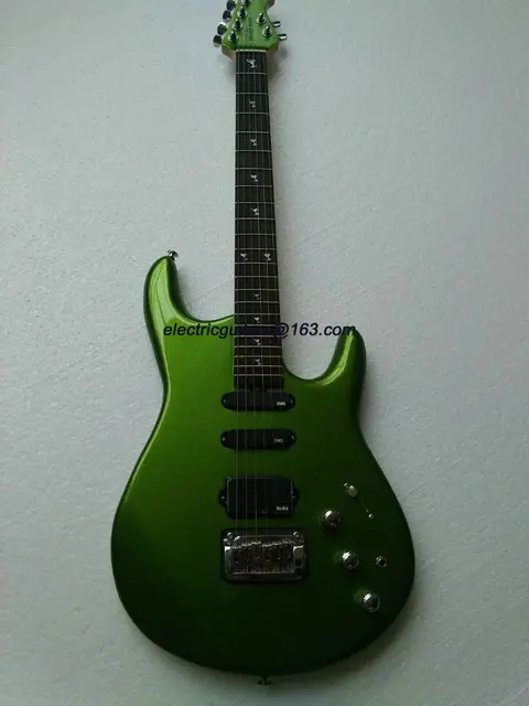 Cheap 2015 New + Factory + green color music man electric guitar with Petrucci signature musicman guitar  from china factory direct