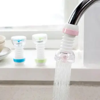 360 Degree Rotatable Spray Head Tap Durable Faucet Filter Water Saver Tool Hand Washing Faucet Extender Rotating Faucet Aerator 1