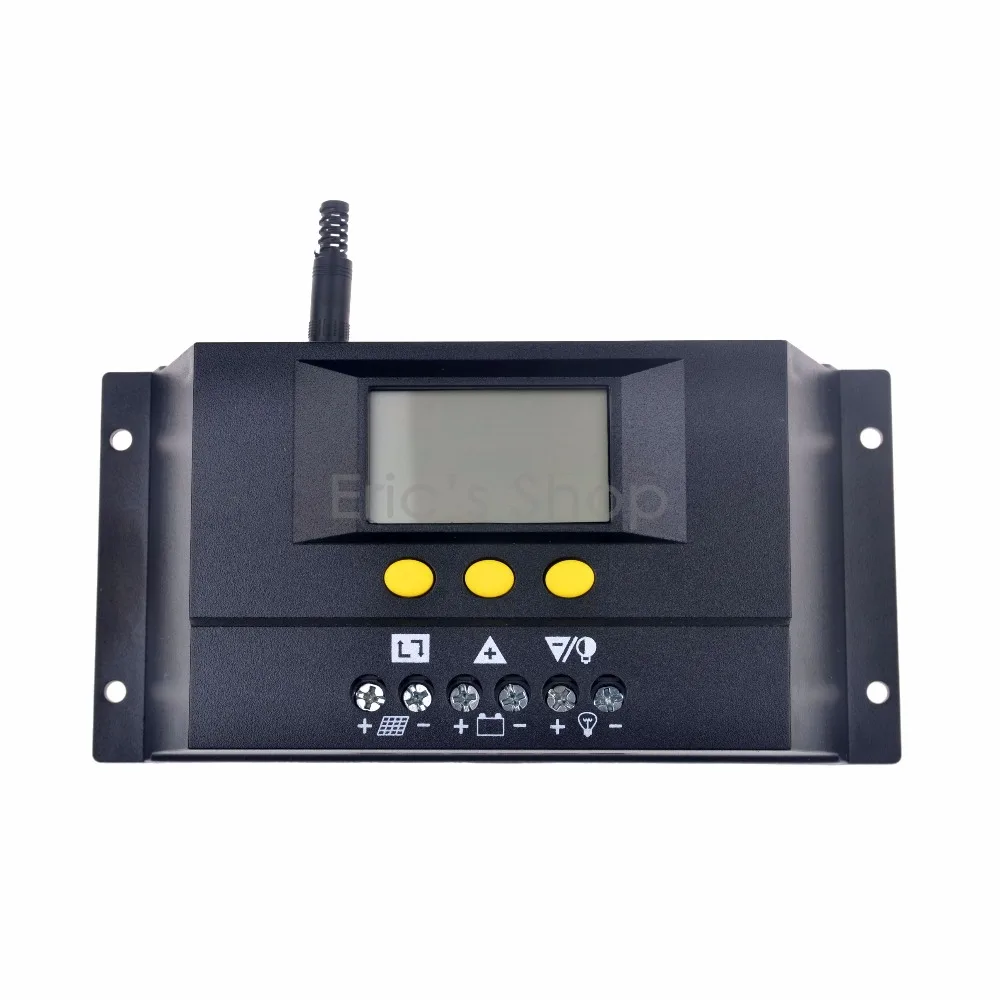 

PWM 30A Solar Panel Battery Charge Controller 12V/24VDC Auto Charger Regulator