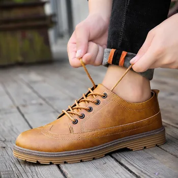 

Men Leather Shoes Spring Leather Comfortable High Quality Casual Brand Men Shoes #MPX8116162