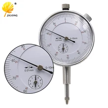 Messuhr Gauge 0-10mm Meter Präzise 0,01 Auflösung Rundlaufgenauigkeit Test