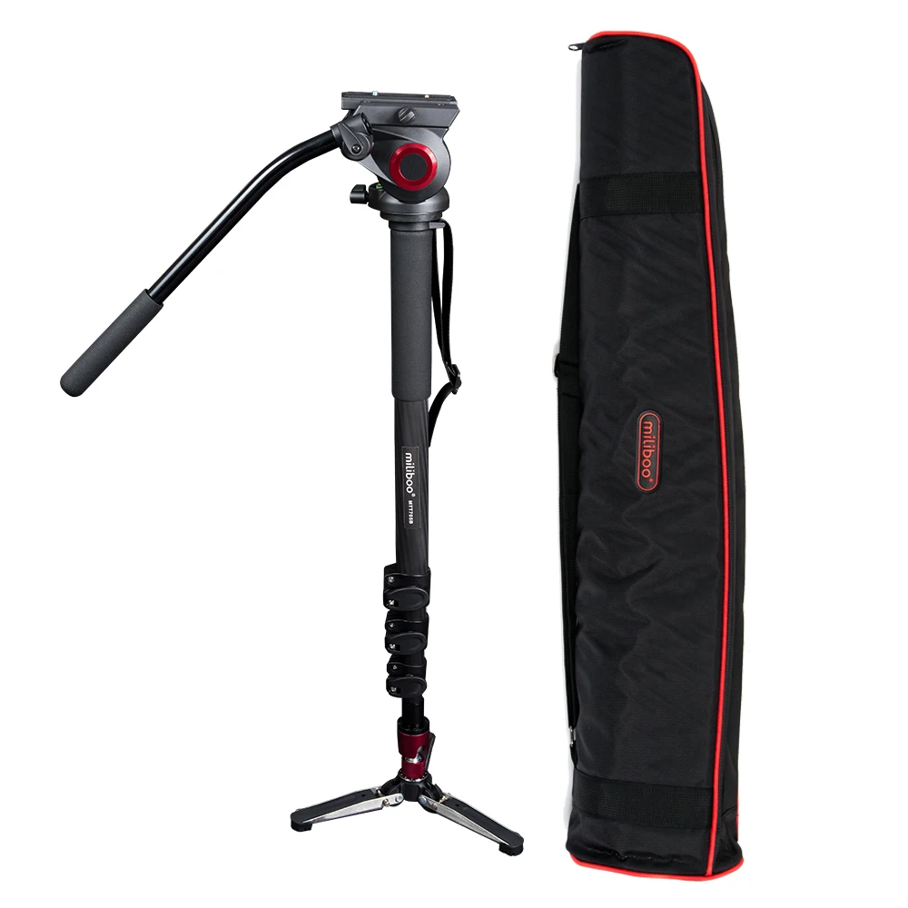 

miliboo MTT705B Portable Carbon Fiber Tripod & Monopod for ProfessionalCamera Camcorder/Video/DSLR Stand,Half Price of Manfrotto