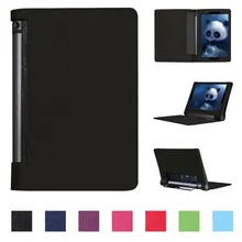 De lujo caso de la cubierta para lenovo yoga tablet 3 10, flip pu pata de cabra caso de cuero para lenovo yoga tab 3 10 yt3-x50 10.1 “pulgadas + Stylus