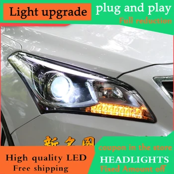 

Car Styling Headlamp Case For Hyundai Mistra Headlights 2013-2016 LED Headlights LED Daytime Running Light LED DRL Bi-Xenon HID