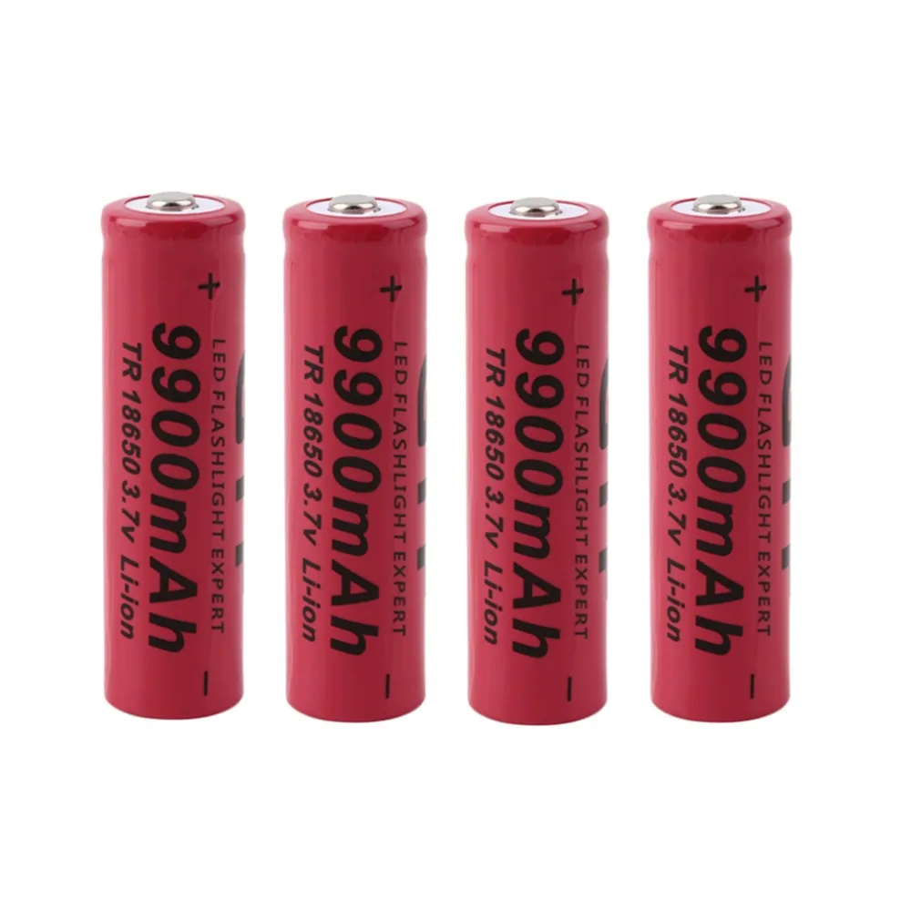 

Cncool High Qualtiy AA 3.7V 18650 9900mAh Rechargeable Li-ion LED Battery For Flashlight Battery Safe Environmental Batteries