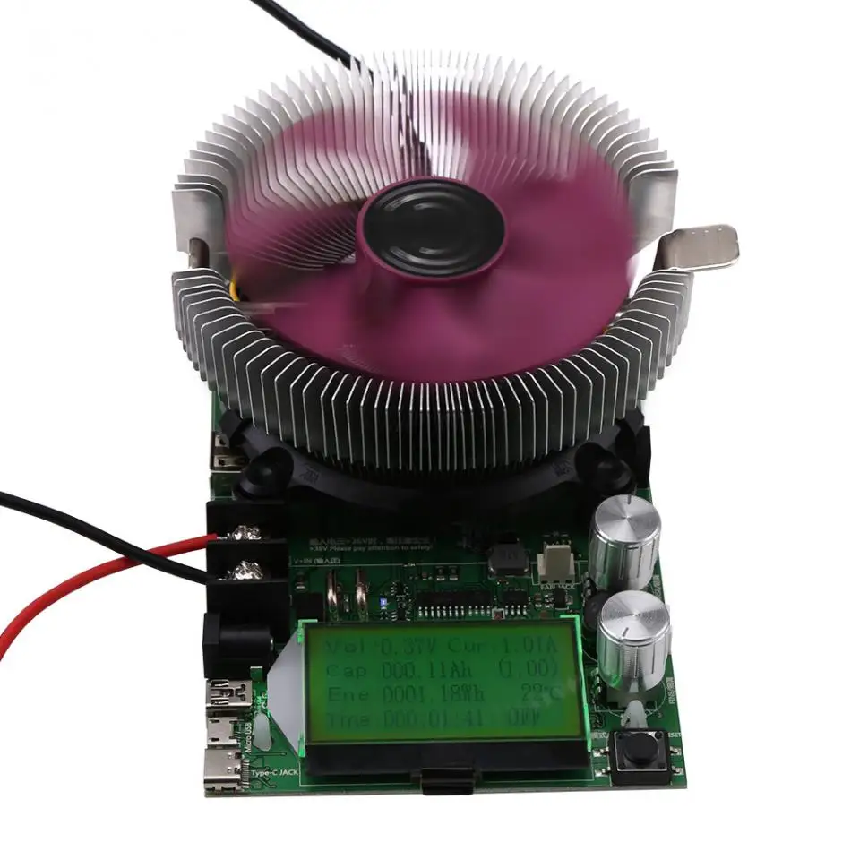 150W Constant Current Electronic Load 20A Battery Tester USB Capacity