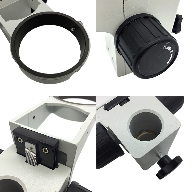 Stereo Microscope Adjustment Focus Arm Holder E Arm Head Holder Ring Arbor Stand Bracket Diameter 76 mm Accessories