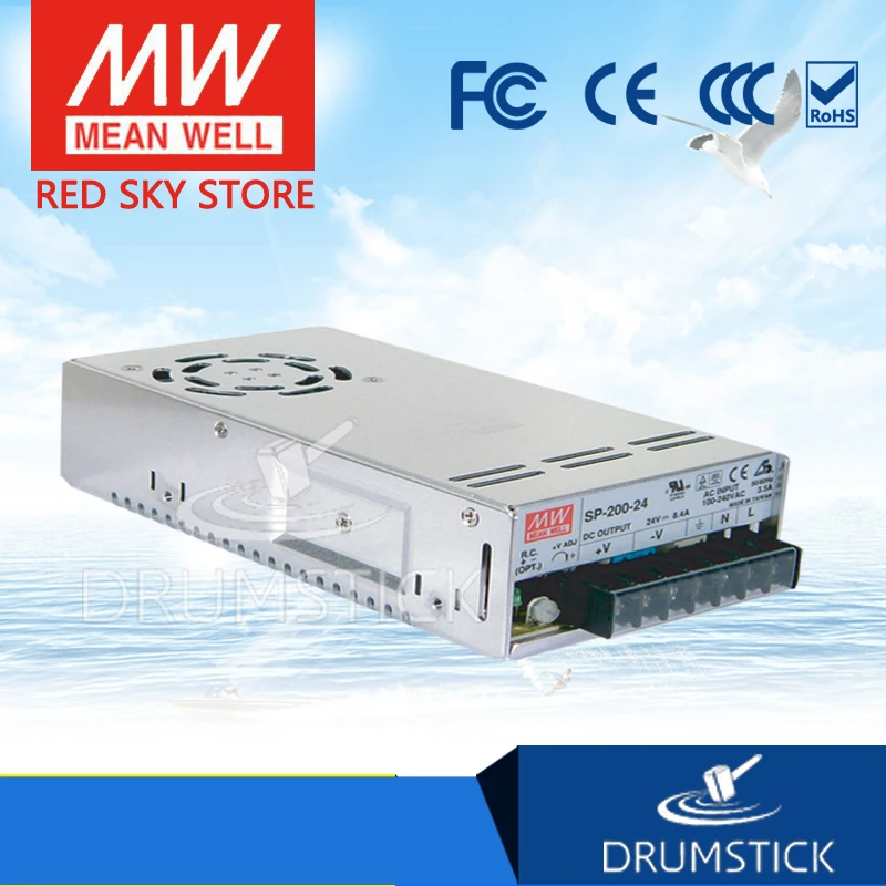 

MEAN WELL SP-200-7.5 7.5V 26.7A meanwell SP-200 7.5V 200.2W Single Output with PFC Function Power Supply