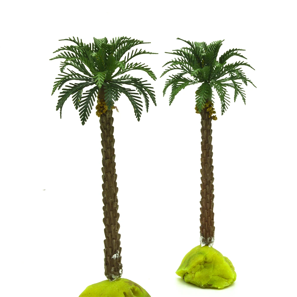 Buy 1/150 9cm scale palm trees with copper leaves