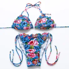 Bandea 2017 hot sell Summer Style crop top sexy lace sling Bikini Beach Swimwear Ladies Swimsuit Women Swimsuit Bathing Suit
