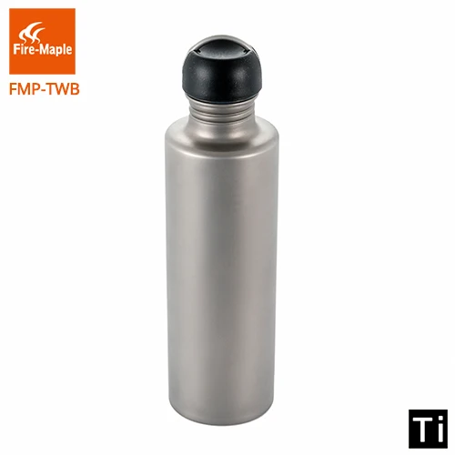 Огненный клен титановая бутылка для воды для наружного кемпинга Пешие прогулки 700 мл FMP-TWB - Цвет: Gray