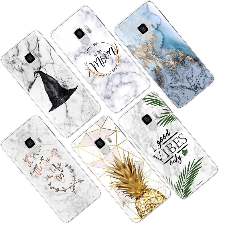 

TPU Silicone Marble Case For Samsung Galaxy A70 A60 A50 A40 A30 A20e A10 A8s A6 A6s A5 A3 A7 2017 2016 A8 Plus Star A9 2018 Case