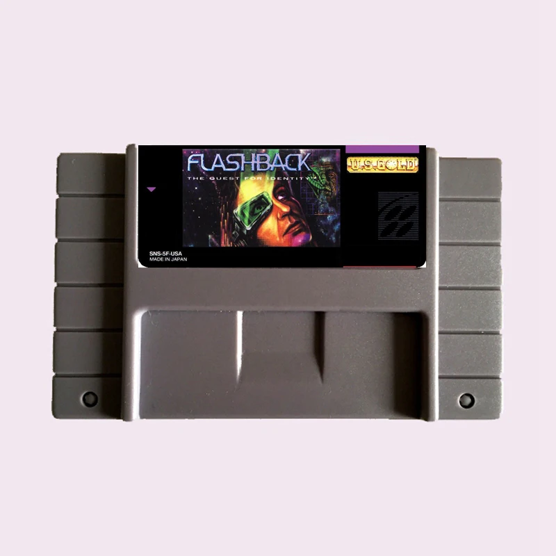 

High Quality 16 Bit Flashback NTSC Big Gray Game Card For USA Version Game Player