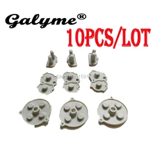 Новое поступление 10 компл./лот пластиковые Сменные колодки подходят для GameboyAdvance силиконовые D колодки резиновый проводящий R L кнопки мальчик Advance