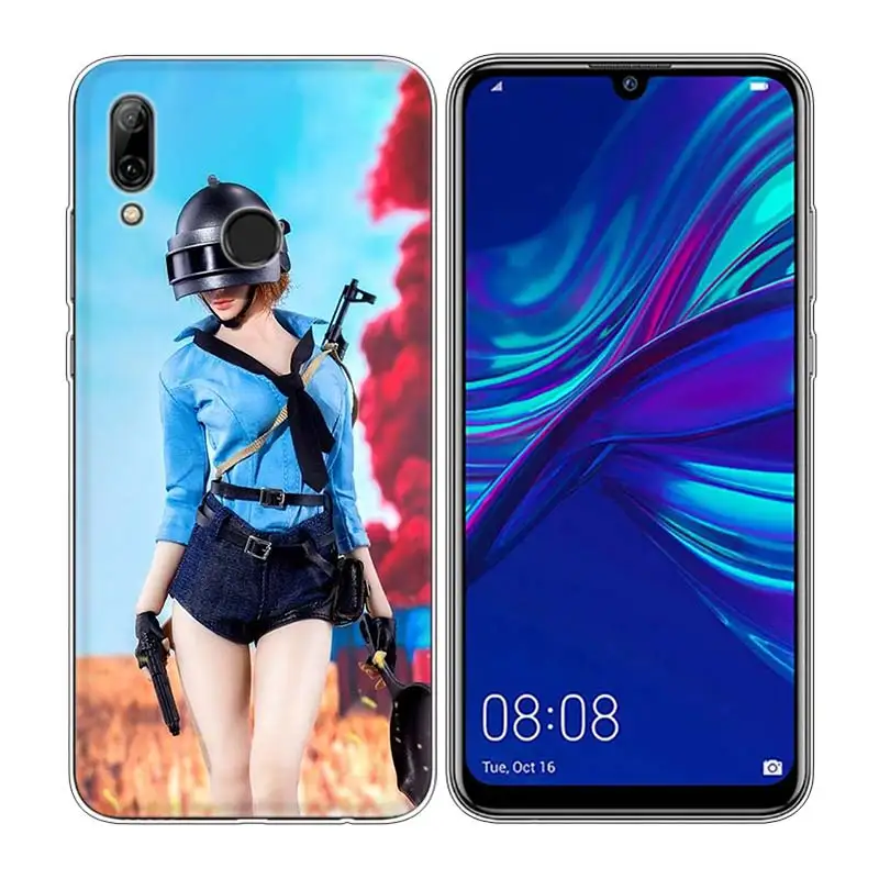 Силиконовый чехол для телефона PUBG игры Мода для huawei P30 Lite P Smart Honor 7A 8 8A 8C 8X 10i Y5 Y6 Y7 Y9 Pro - Цвет: Style 01