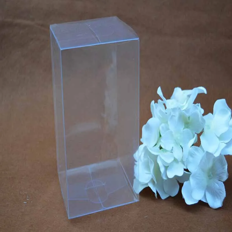 30pcs 6*9*12cm long pvc toys box Transparent waterproof Clear PVC boxes