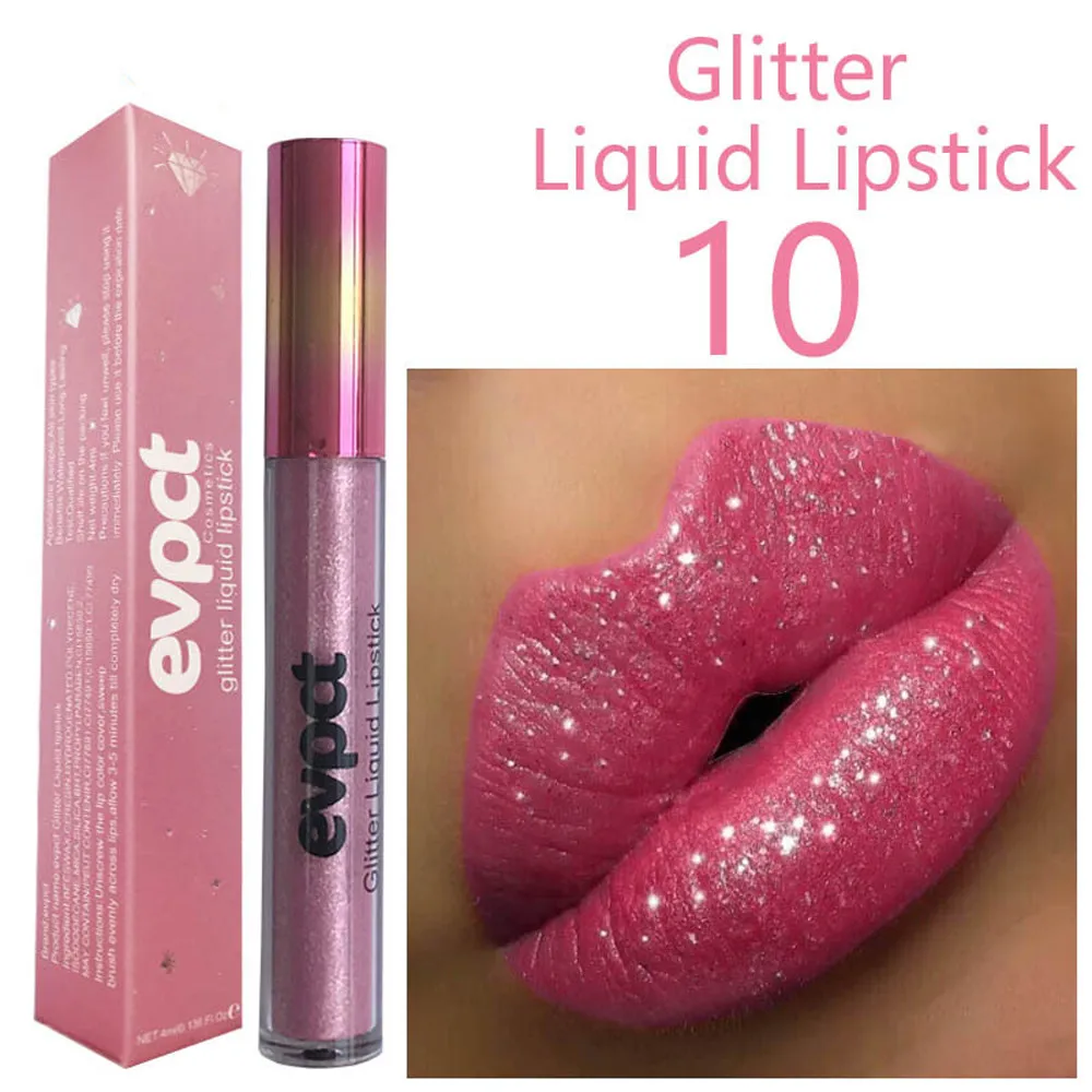 

Sexy Lip Lipstick Cosmetics Women Fashion Waterproof Lips Metallic Lip Gloss Lasting Waterproof Lipstick Lip Gloss Makeup