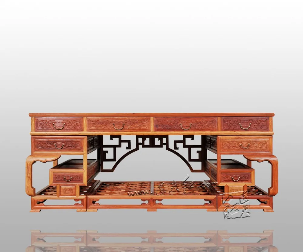Деревянные офисные компьютерные столы с резьбой по дереву|wood office desk|desks antiqueoffice desk