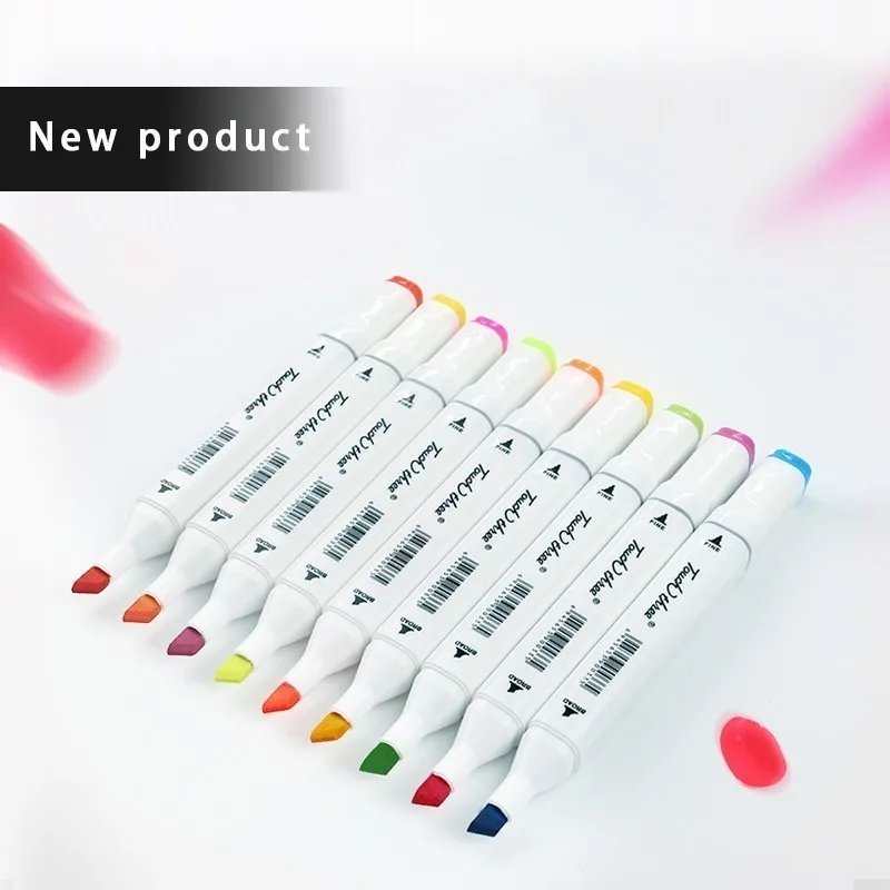 

Hot Sale student Multicolor Marker Pen Double-headed Nib painting Art school Horticultural Landscape Design