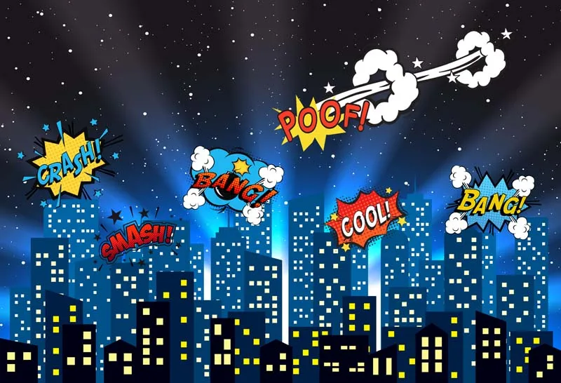 

MEHOFOTO Vinyl Photography Backdrops Super Heroes Comics Superman Captain Photo Backgrounds Photography Studio Backdrops G-156