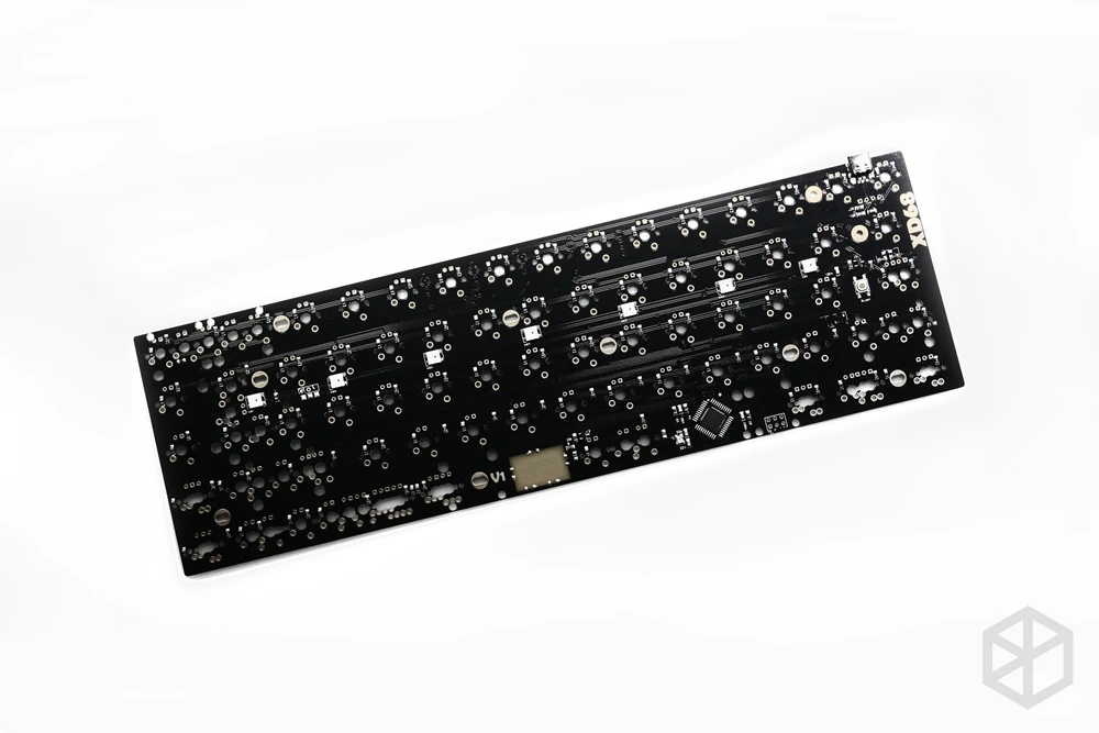 suporte de teclado com retroiluminação rgb, pcb, lotes de montagem