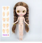 Фабрика Blyth кукла прямые волосы загар кожа Blyth куклы шарнир Обнаженная тело DIY игрушки BJD модная игрушка для девочки Рождество