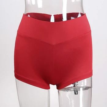 

New Shorts Fashion Quick Dry Breathable Woman High Waist Fitness Shorts Sexy Elastic Skinny Shorts Summer