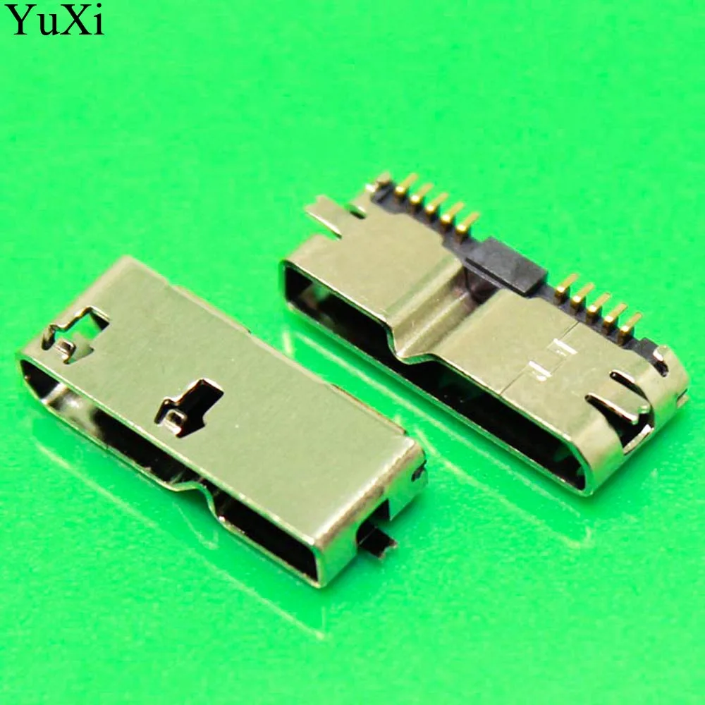 YuXi MICRO USB 3 0 10 P/10pin гнездо штепсельное SMT мобильный разъем интерфейса жесткого