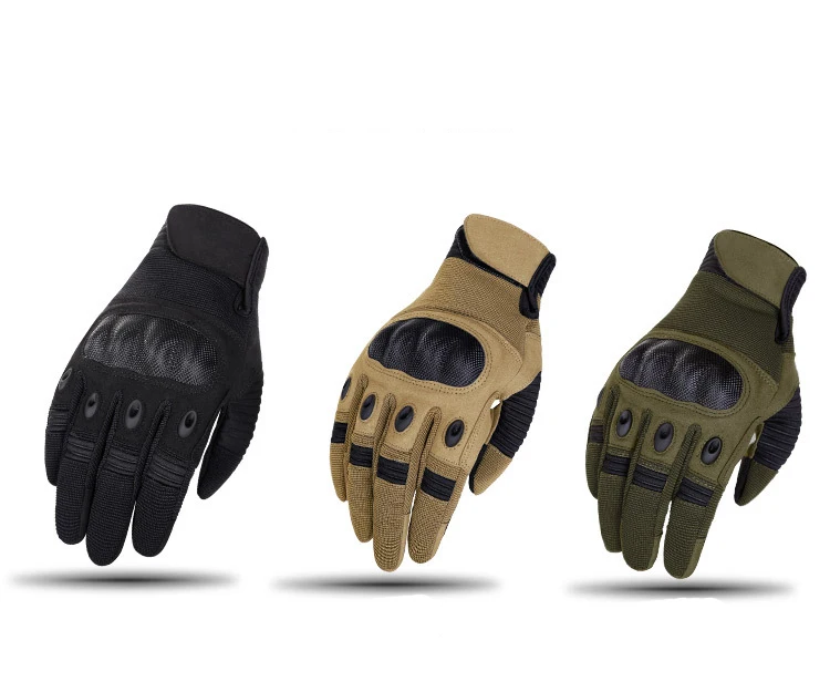 Для мужчин сенсорный экран военные тактические перчатки армейский боевой жесткий перчатки без пальцев черного цвета перчатки анти-скольжение полный палец велосипедный перчатки для пейнтбола