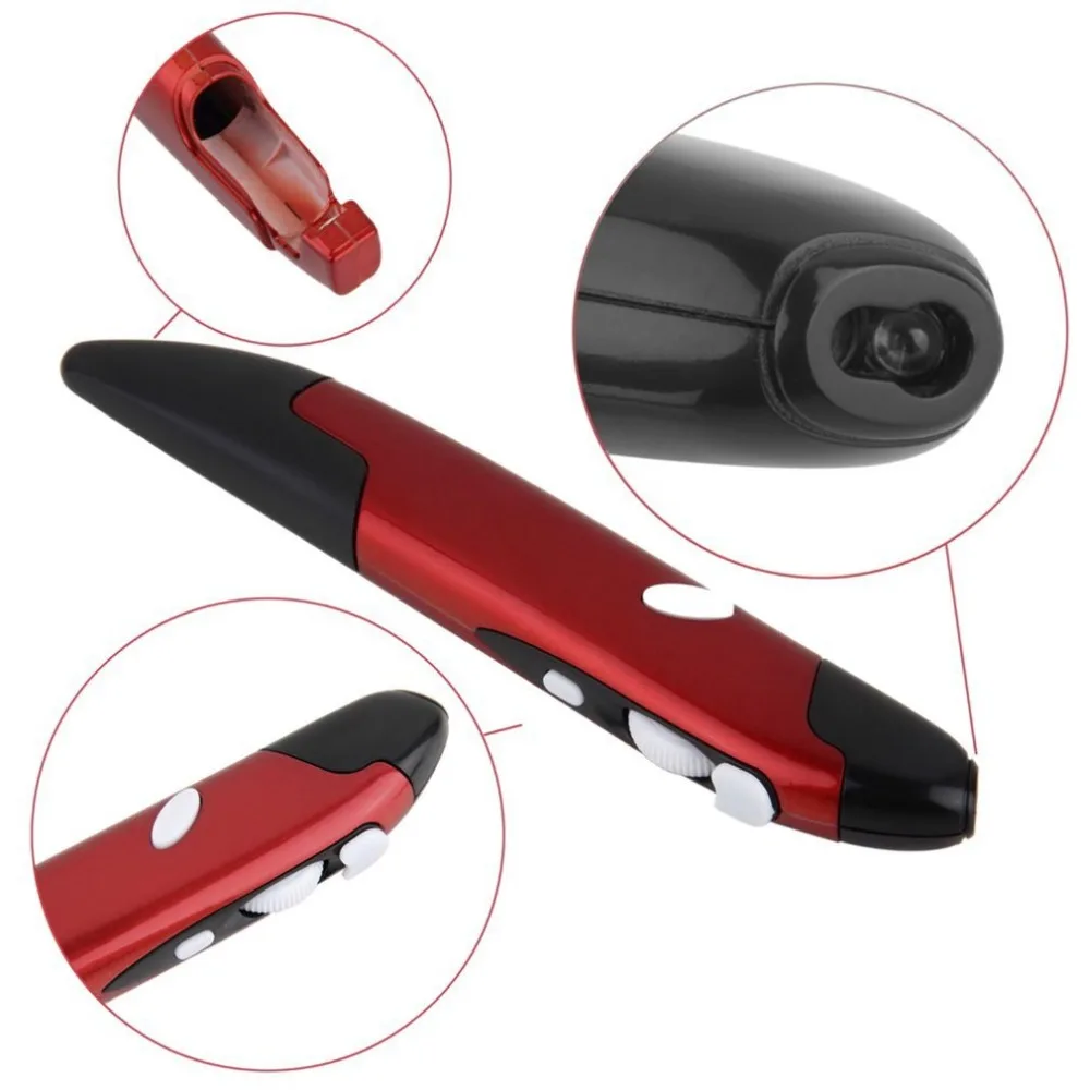 Мини 2 4 ГГц USB Беспроводной Мышь оптическая мышь ручка регулируемый 500 / 1000 Точек