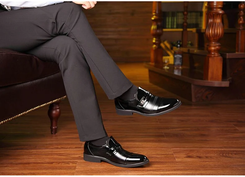 Men's Business Shoe Oxfords For Mens Shoes Casual Mens Dress Shoes' Breathable Oxfords Formal Shoe Men Casual Shoes Plus Size 48 (8)