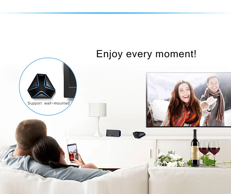 LEORY Magicsee гладить Amlogic S905X 2 Гб Оперативная память 16 Гб Встроенная память HD IP ТВ Box Android 7,1 4 ядра Smart ТВ коробка с HDMI 4K Декодер каналов кабельного телевидения