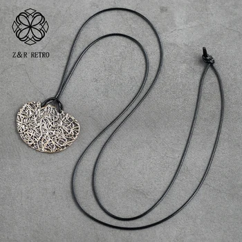 

Long Necklaces for Women Plant Jewelry Chokers Root Pendant Rope Vintage Necklace lothes Accessories Female Statement 2020 New