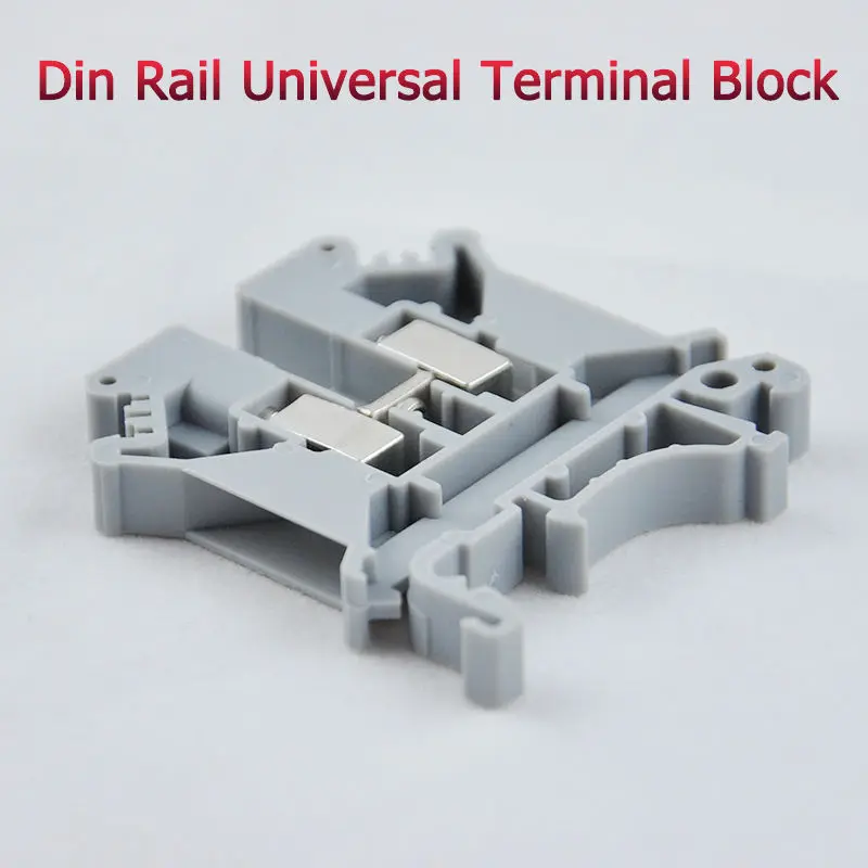 10pcs UK-5N DIN Rail Universal Terminal Blocks Screw Type UK5N Phoenix Type