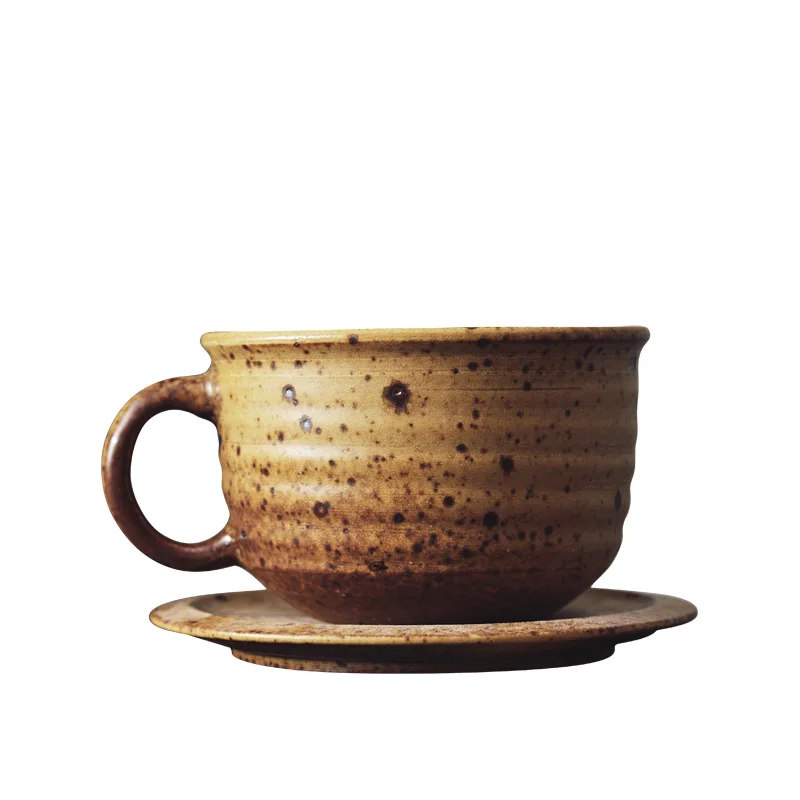 Handmade Japanese style stoneware coffee cup and saucer set Ideas